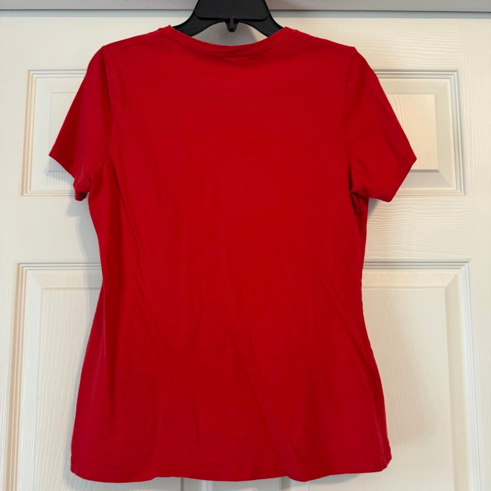 Team Apparel NFL Kansas City Chiefs Red Yellow Short Sleeve Tee M - Picture 2 of 5